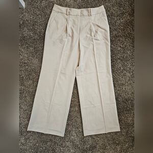 LOFT Cream Women's Trousers